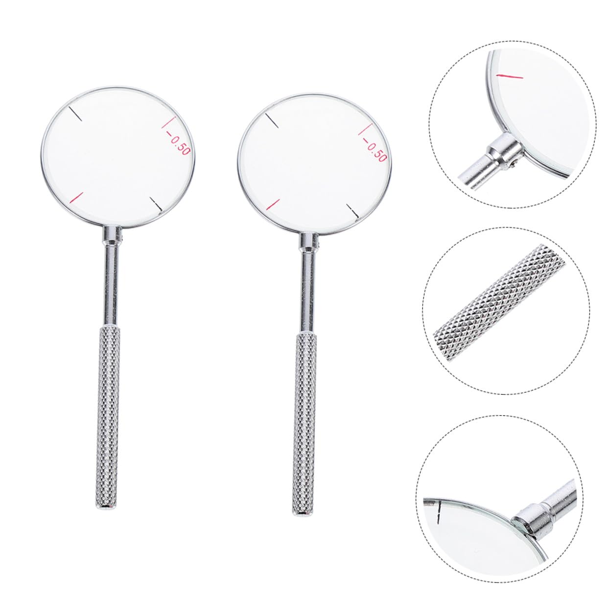 Mobestech 2pcs Herramientas Optometría Profesionales Para Lentes Cilíndricas Multifunción Accesorios Prácticos Para Corregir Astigmatismos A Grados