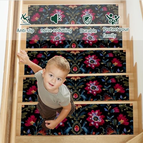 Tapis d'escalier antidérapants pour sécuriser les marches en bois - 4