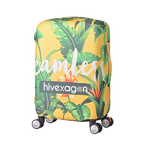 Hivexagon Luggage Cover Housses de Valise Protecteur de Valise en Spandex élastique Lavable pour Bagages de 18 à 32 Pouces
