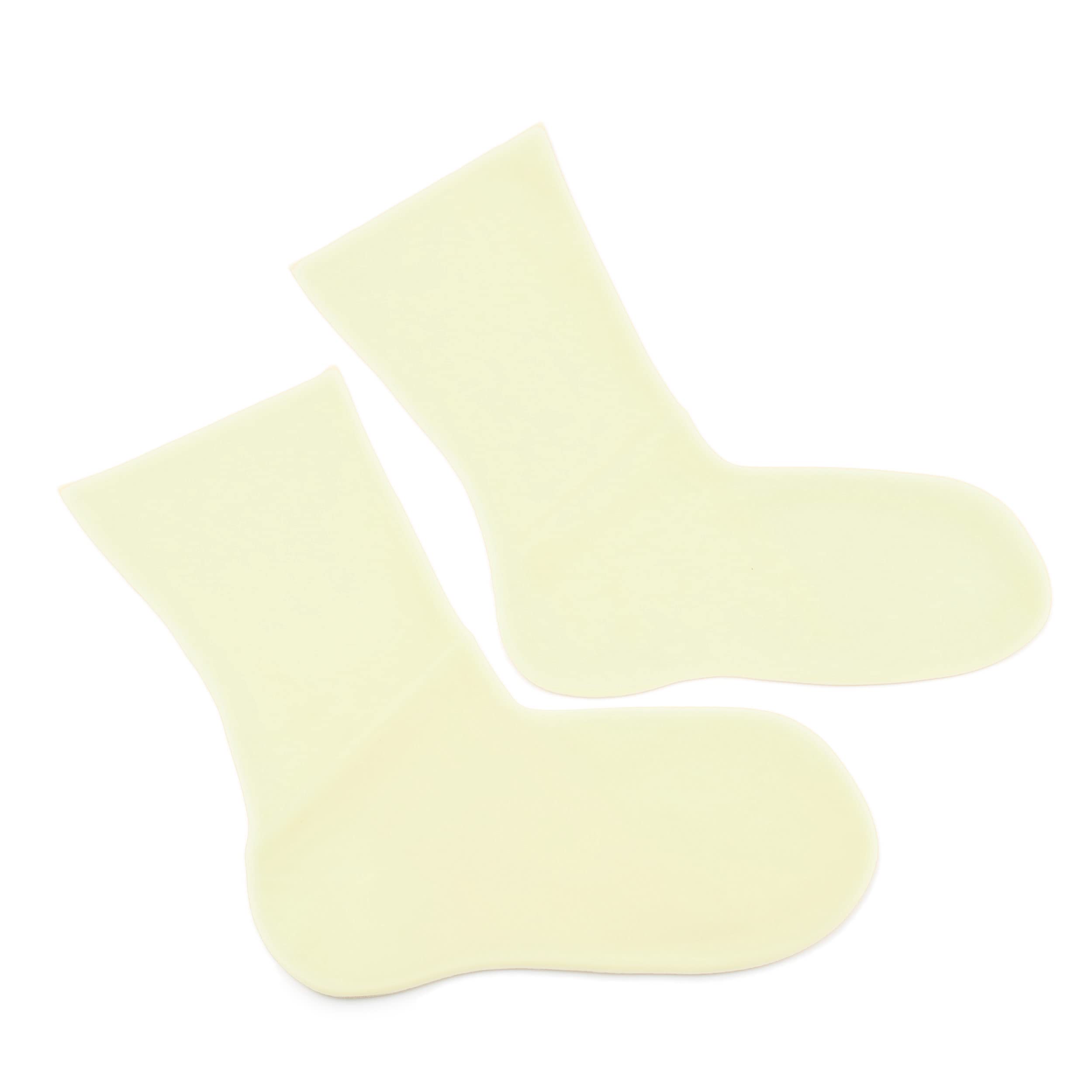 Chaussettes sexy en latex - unisexe - arrive à la cheville court