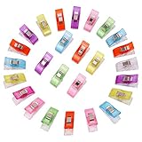 ❤Einfach zu verwenden: Der Clip kann die Stofflage leicht fixieren und Stoffe wie Quilts ohne Nähte miteinander verbinden.