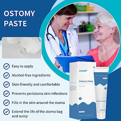 ostomy paste alcohol-free skin barrier ostomy paste for stoma filling to prevent leaks stoma care supplies ostomy supplies 2 box