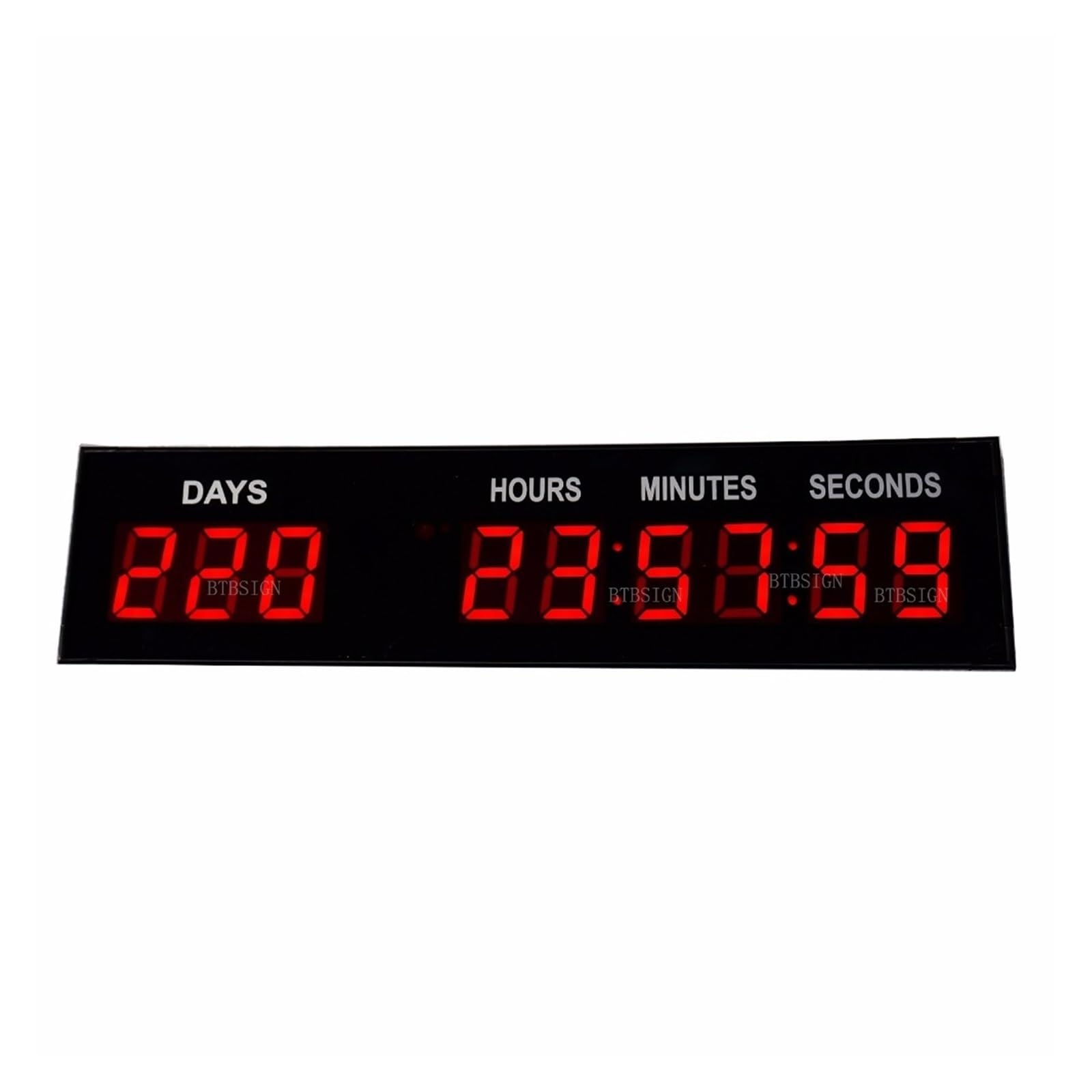 CVFRDD LED Countdown Clock, 1.8" 9 Digits LED Days Countdown Clock With Hours Minutes Seconds With Remote And Buttons
