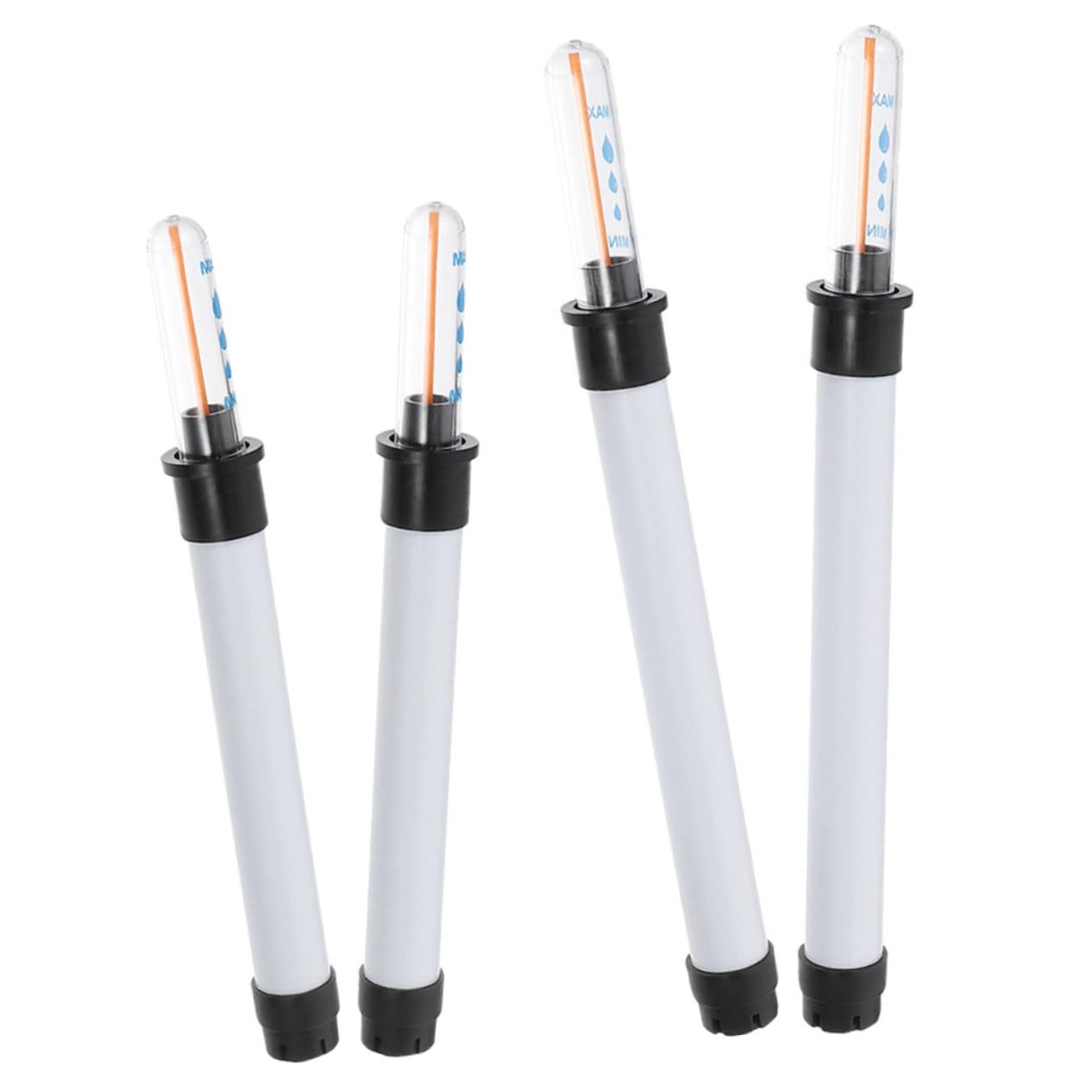 Parliky Plastic Water Level Indicator with Visual Window and Water Level Display for Potted Plants 4pcs for Gardening and Outdoor Use in Flowerpots