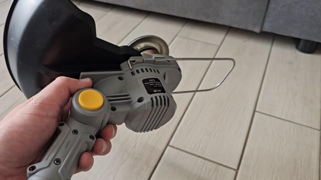 Bild 6 - Rasentrimmer mit Akku und Unkrautbürste, Akku Rasentrimmer mit 5 Klingentypen, 21 V Bürstenloser Freischneider Akku (2 x 4.0Ah), Verstellbarer Griff, 90°Schwenkbarem Kopf, für Garden Trimmen