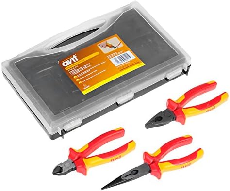 CK AVIT AV06050 3 Piece Insulated Pliers Set