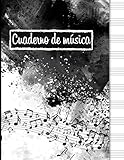  Cuaderno de música: Cuaderno de pentagramas, papel pautado de pentagramas - 120 páginas con pentagramas - 12 pentagramas por pagina