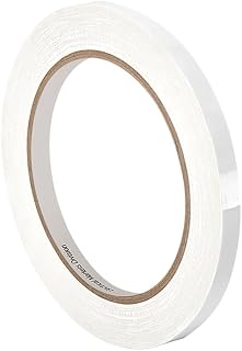 3M 1350F-2 0.25" x 72yd-White Polyester Film Flame-Retardant Tape, 266 Degrees F Performance Temperature, 0.0035" Thickness, 72 yd Length, 0.25" Width