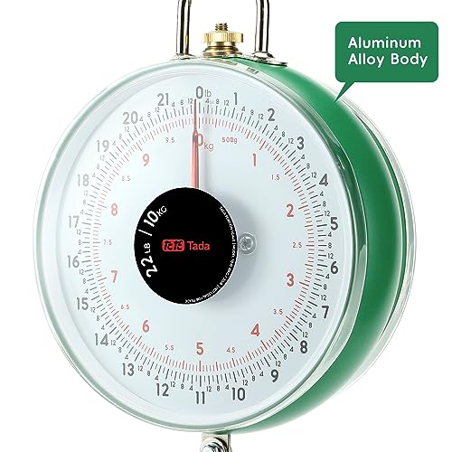 Tada TD22C 22Lbs Double-Sided Display Mechanical Hanging Scale With Weighing Pan For Farm, Kitchen Food And Produce Weighing thumb #3