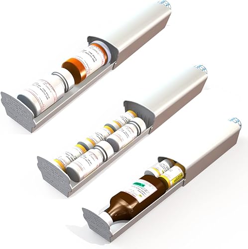 Miniatura 4 de Pastillero seguro para 7 días organizador de pastillas de bloqueo caja de bloqueo de medicamentos resistente a los niños planificador semanal extra