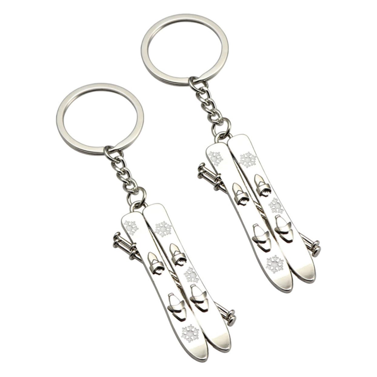 BESTOYARD2pcs Snowboard Keychain Graduation Keychain Ski Keychain 2023 Keychain Sports Keychain Key Pendant Athlete Keychain Personalized Keychain Team Gift Accessories Delicate Zinc Alloy