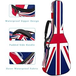 Housse Pour Guitares Acoustiques Style De Mode En Tissu Oxford Imperméable Avec Bandoulière Et Poignée Pour Guitares… - Les Beatles, Paul McCartney, John Lennon, RIngo Starr, George Harrison Housse Pour Guitares Acoustiques Style De Mode En Tissu Oxford Imperméable Avec Bandoulière Et Poignée Pour Guitares… – Image 4