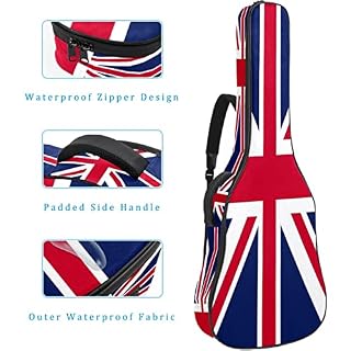 Housse Pour Guitares Acoustiques Style De Mode En Tissu Oxford Imperméable Avec Bandoulière Et Poignée Pour Guitares… - Les Beatles, Paul McCartney, John Lennon, RIngo Starr, George Harrison Housse Pour Guitares Acoustiques Style De Mode En Tissu Oxford Imperméable Avec Bandoulière Et Poignée Pour Guitares… – Image 4