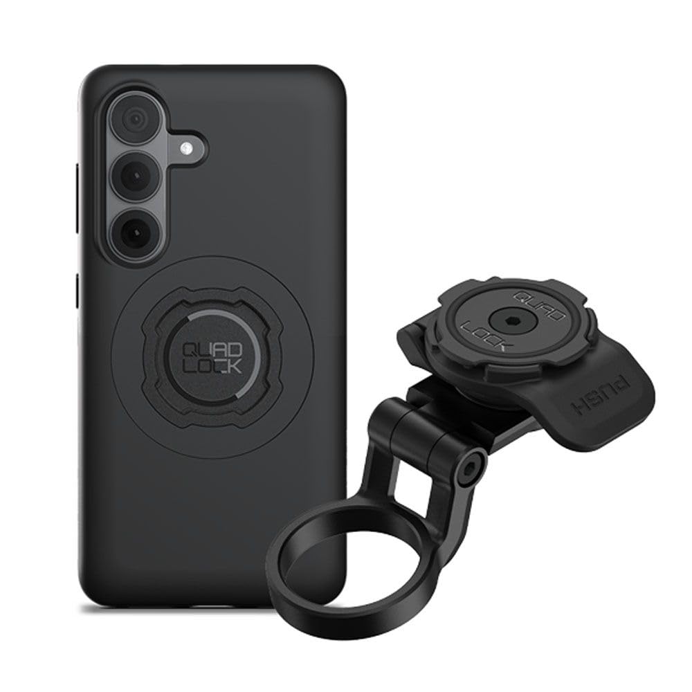 Quad Lock zestaw montażowy osłony kierownicy (regulowany) do roweru z MAG etui na telefon Galaxy S26