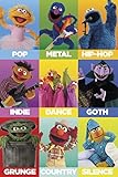 Sesamstraße – Musik Genres Poster Print