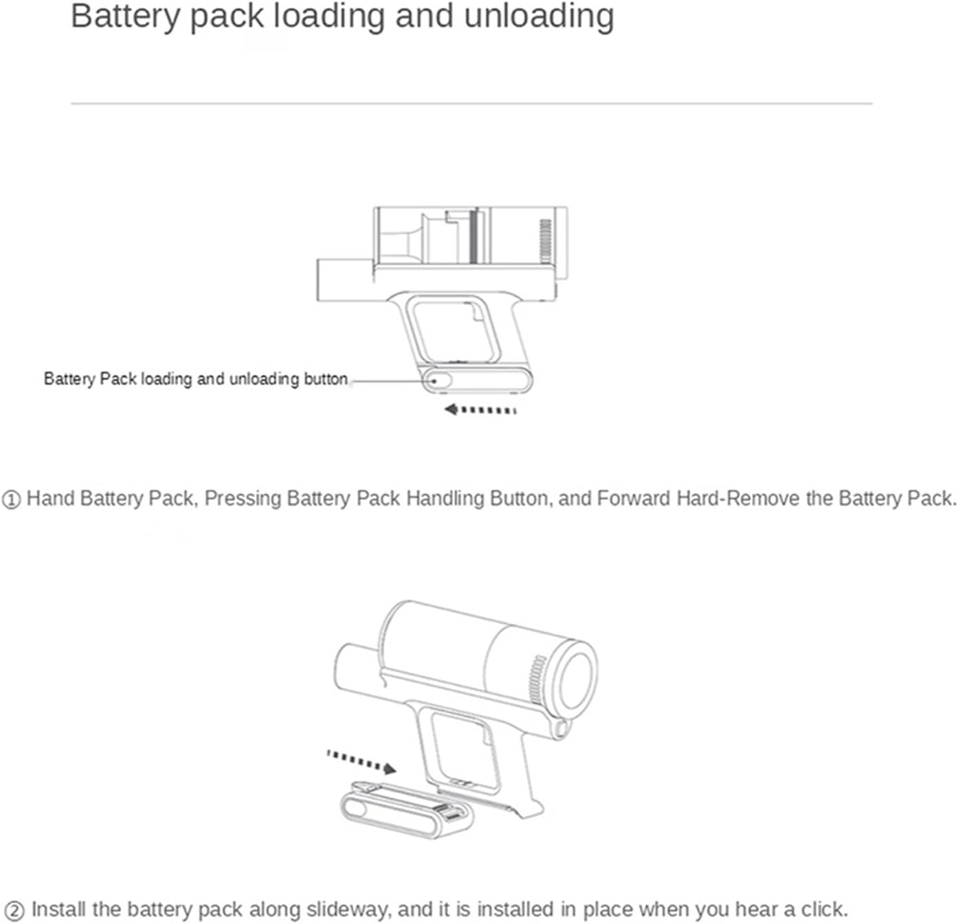Rechargeable Battery Li-ion Battery 2500mAh Replacement，Compatible Forr ShunZao Z11 MAX Handhleld Vacuum Cleaner Parts Accessories