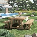 OUTLIV. Gartentisch Marbella aus recyceltem Teakholz
