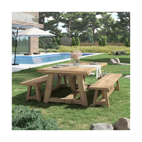 OUTLIV. Gartentisch Marbella aus recyceltem Teakholz