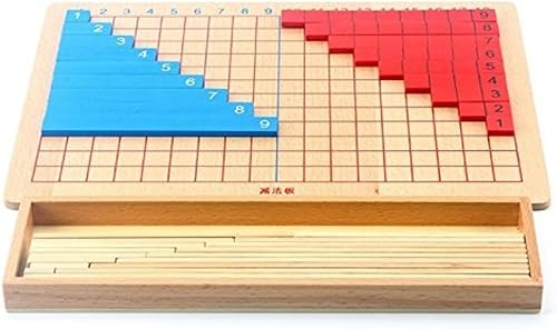 Miniatura 4 de DANNI Montessori Junta de tira de sustracción de suma preescolar Juguete de matemáticas para educación temprana Cálculo de matemáticas Aprender