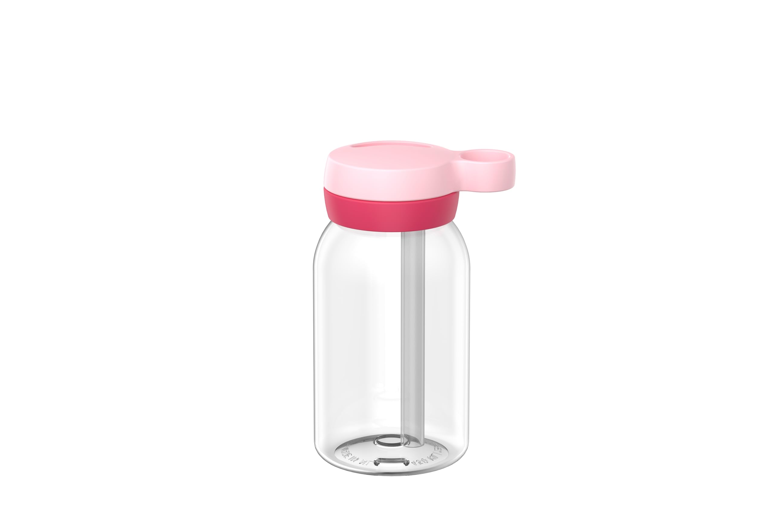 Mepal - Campus drinking bottle with straw - screw cap with handle opening - hygienic closure - drinking bottle with straw - leak-proof and dishwasher safe - 450 ml - cool pink