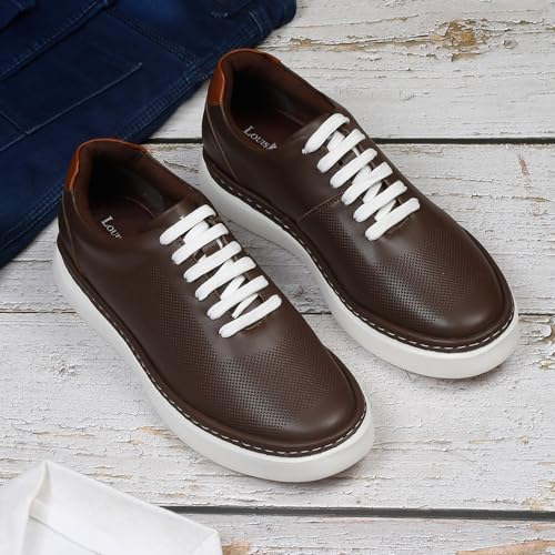 Image of LOUIS STITCH Play Men's Egyptian Black Fashion Sneakers for Men All Day Comfortable Wear (SNK-FSD)