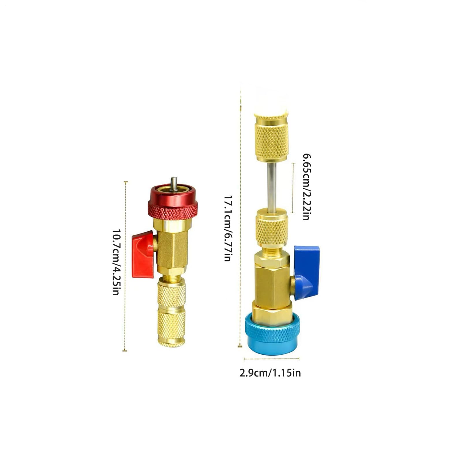 Metal Valve Core Remover, 29x26cm Non-Slip Air Conditioner Quick Removal Tool, for HVAC Repair, Tire Maintenance, Auto Service, Workshop Use