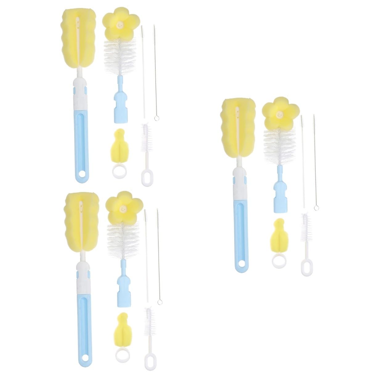 DECHOUS 3 Set stendibiberon stendibiancheria per biberon essiccatore per bottiglie di latte scola biberon igieco cucina essiccatore ad accumulo di capacità portabottiglie spugna