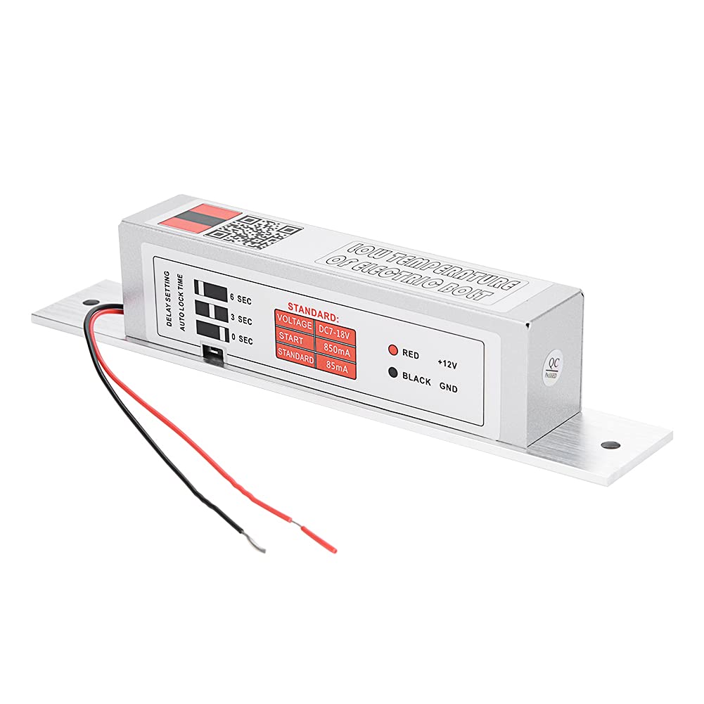 Smart NC Mode Electric Mortise Lock - Access Control for Metal, Glass, Fireproof & Wooden Doors