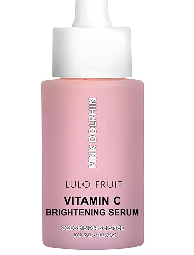 Pink Dolphin  Lulo Fruit Vitamin C Brightening Serum  Tratamiento para el cuidado de la piel  Manchas oscuras  Vitamina A, E y K  Suaviza, ilumina y
