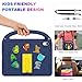 AGROMI Kids Case for iPad(A16) 11th Generation 11 Inch 2025/iPad 10th Generation 10.9 Inch 2022, with Anti-Slip Handle/Foldable Stand/Shoulder Strap, Shockproof Kids iPad 11th/10th Gen Case Navy Blue