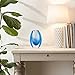 Azure Blue Art Glass Vase
