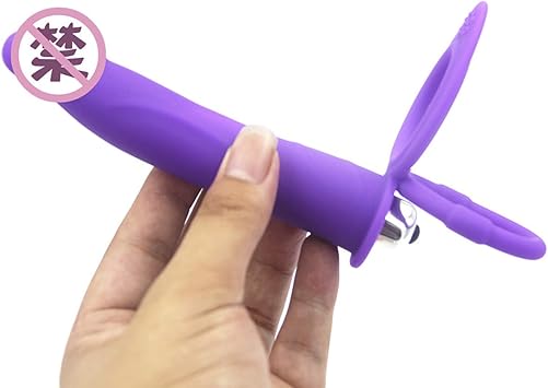 jssmate Double perforación Vibrador Pene strapon Vibrating ...