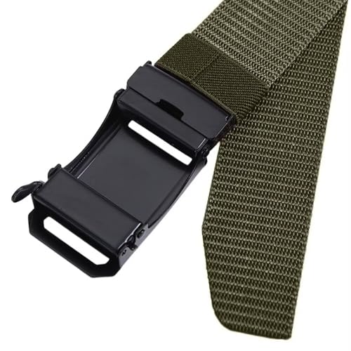 Practical and Stylish Single - Piece Nylon Belt with Modern Metal Buckle2