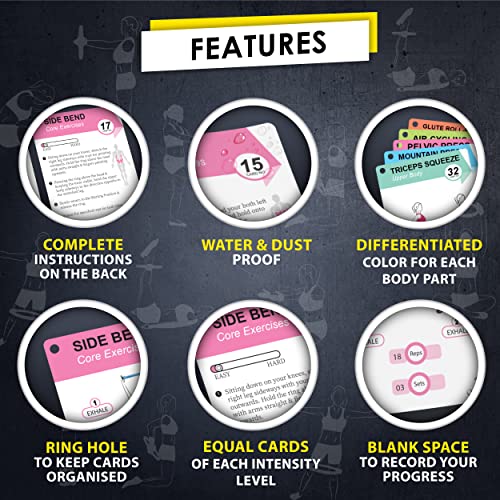 Flexies Pilates Ring Workout Cards -58 Exercise Ring Card With Pilates Circle Work Out Posture thumb #2