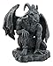 Ebros Gift Crouching Winged Guardian Baphomet Sabbatic Goat Gothic Gargoyle Statue Faux Stone Resin Devil Chimera Warden of Evil Sculpture