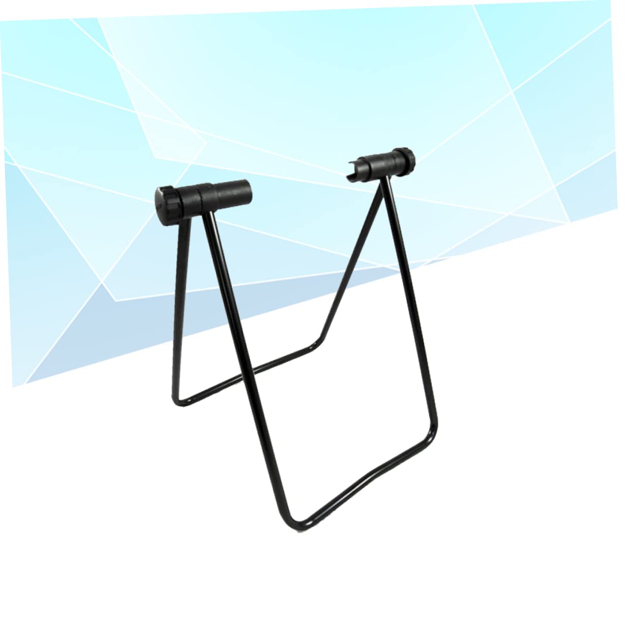 POPETPOP 1Pc Bike Repair Stand Vertical Display Stand for Mountain Road Bikes for Home Mechanics Exhibitions Black