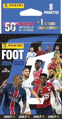 Panini Foot 2024-2025 Ligue 1 Mcdonald'S 8 Buste + 1 Adesivo Edizione Limitata, 004842Kbf8