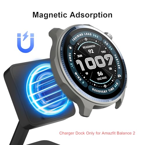 Image of Charging Station for Amazfit Balance 2, Replacement Smart Watch Charger 3.3Ft USB Magnetic Charger Stand