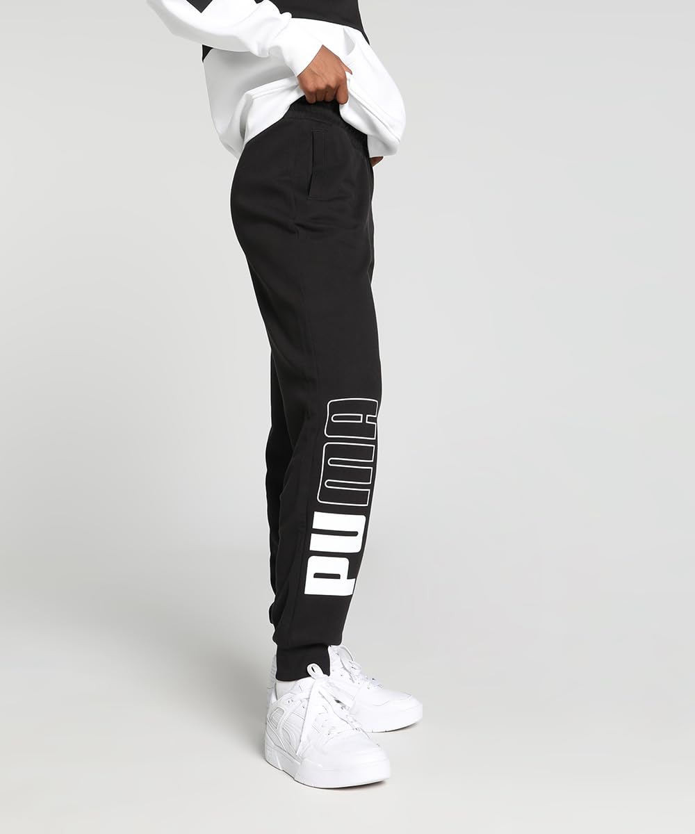 Puma - Puma Power Colorblock Sweatpants FL, Pantaloni in Maglia Donna