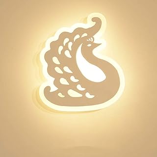 WHLTYH Wall Lamp Light White Goose Light Wall Lamp Bedside Create Meaning nimalist Bedroom Living Room Hallway Stairs Book Room