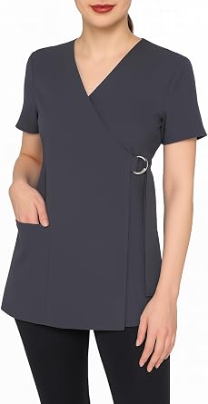 Pamela Professional Salon Smock, Stylist Jacket, Cosmetology Uniform