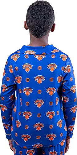 Image of Ultra Game Youth NBA Official 2-Piece Super Soft Button Down Pajamas Set