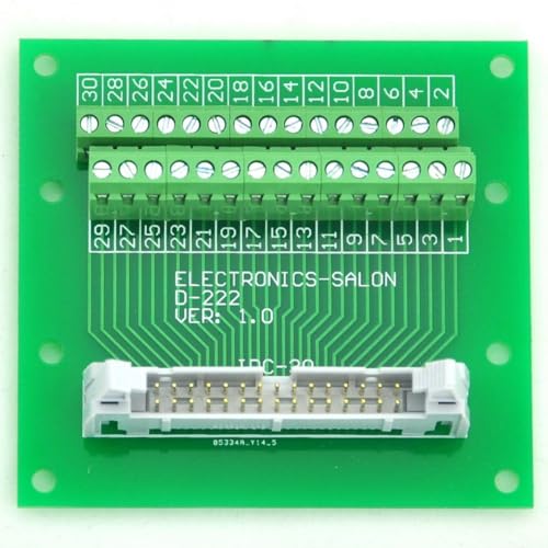 Bloque de terminales IDC30 con conector de 30 pines macho para cableado rápido 2