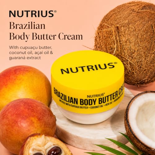 Image of Nutrius Brazilian Body Butter Cream, 6 FL OZ