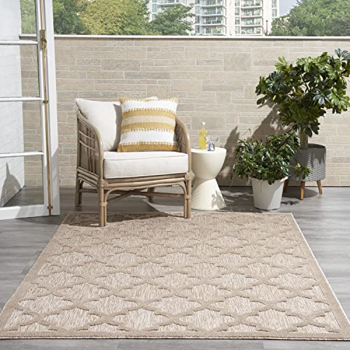 Nourison Home Easy Care Beige 4x6 Area Rug