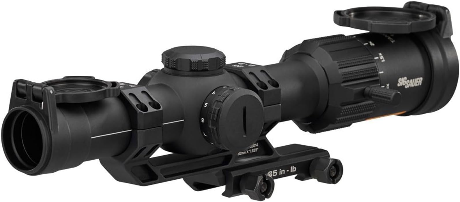SIG SAUER Tango-MSR LPVO 1-6x24mm Waterproof Fogproof Rugged Tactical Hunting Rifle Scope | Second Focal Plane/SFP/F2 | Includes Alpha-MSR Aluminum Mount, Flip-Back Lens Covers