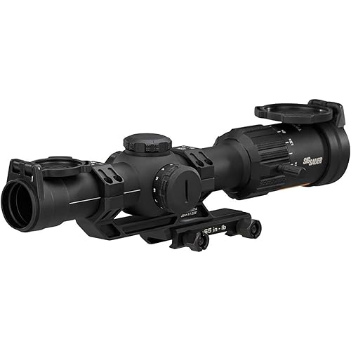 SIG SAUER Tango-MSR LPVO 1-6x24mm Waterproof Fogproof Rugged Tactical Hunting Rifle Scope | Second Focal Plane/SFP/F2 | Includes Alpha-MSR Aluminum Mount, Flip-Back Lens Covers
