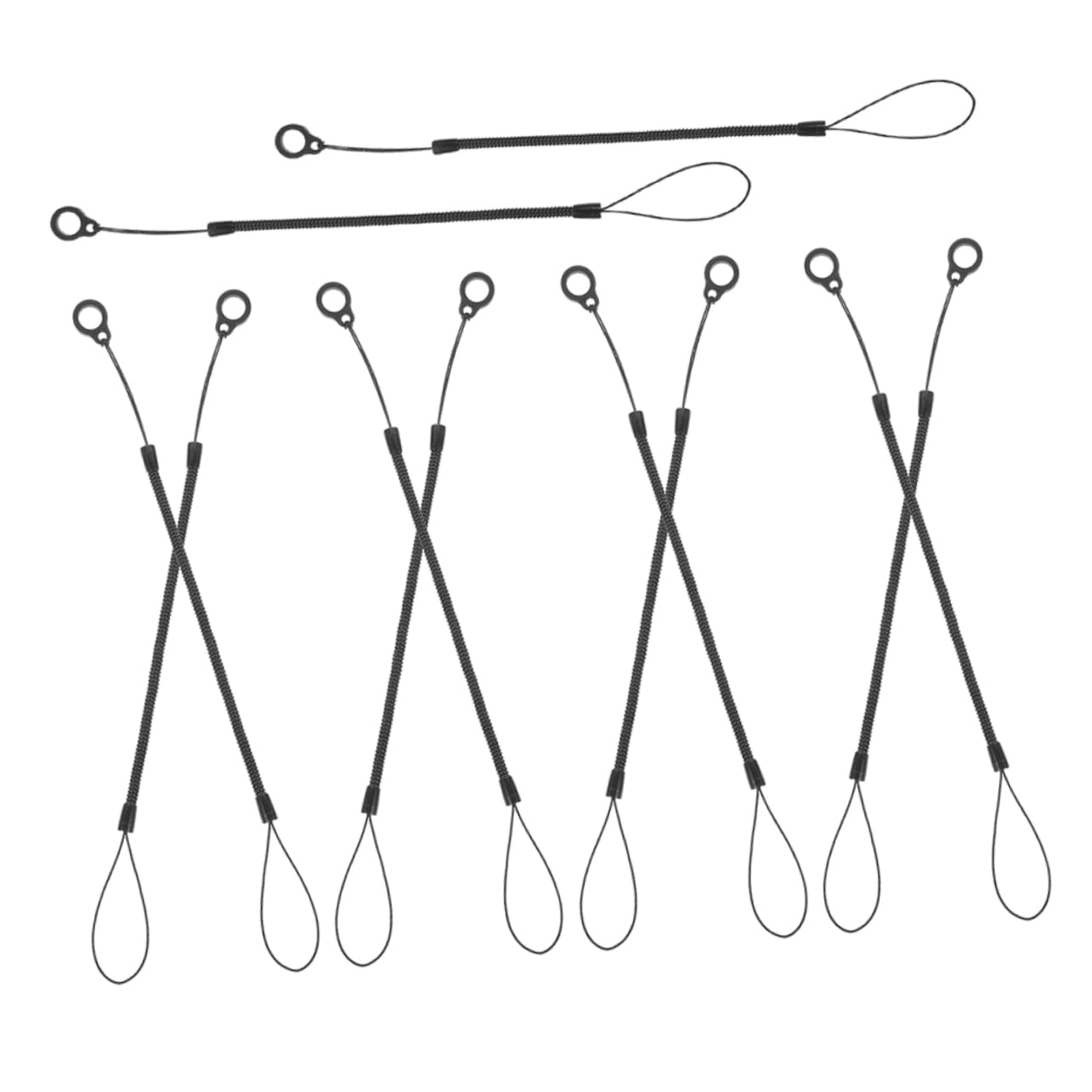 Uonlytech Elastic Lanyard for Stylus Pens Pack Anti-Lose Pen Strap Stretchy Lanyards Plastic Elastic Tether