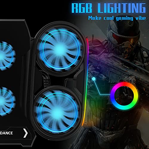 SOUNDANCE-Laptop-Cooling-Pad-Laptop-Cooler-with-6-Fans-Prevent-Overheating-Adjustable-Height-with-RGB-Lights-Phone-Holder-Dual-USB-Ports-Low-Noise-Suit-for-All-Gaming-Laptop-Computer-Up-to-17