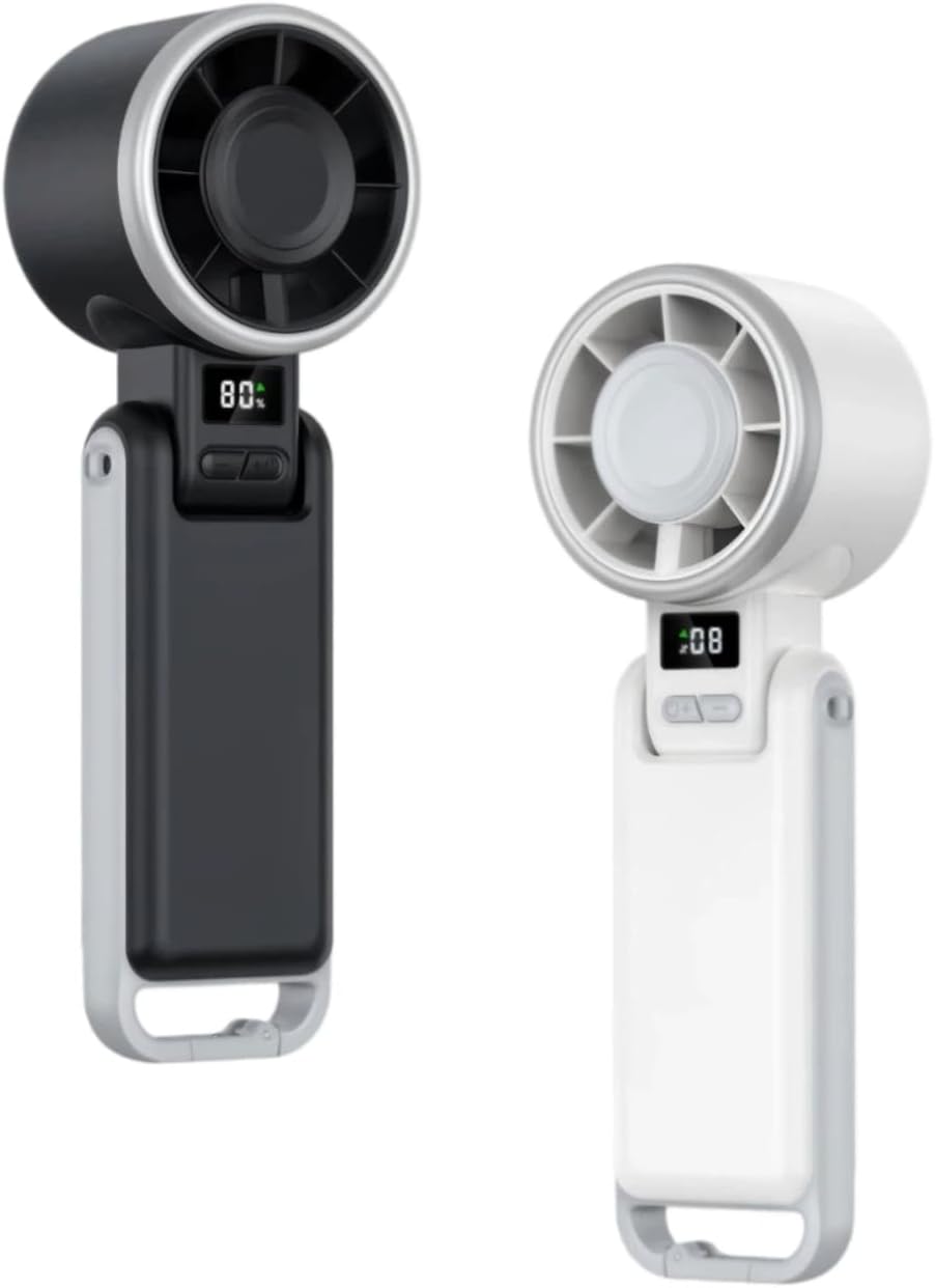 Portable Handheld Turbo Fan 612S Black & White